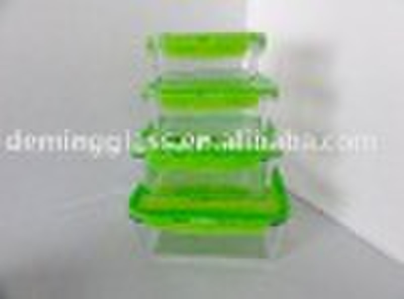 glass food container,storage box,crisper,reservati