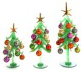 glass xmas tree