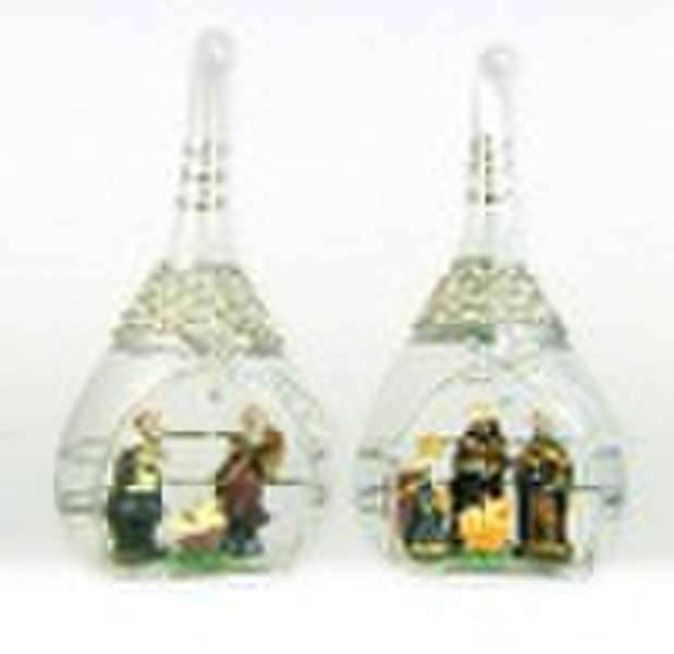 glass nativity