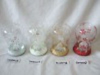 glass  candle holder