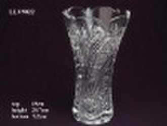 clear glass vase