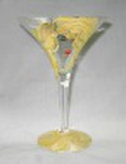 hand painted wine glasses LLG1112G