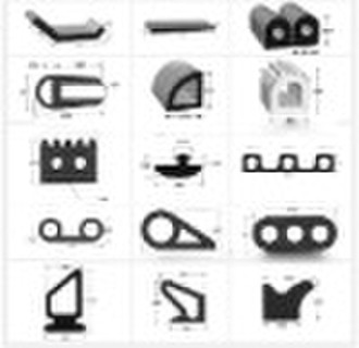 Silicone rubber profile