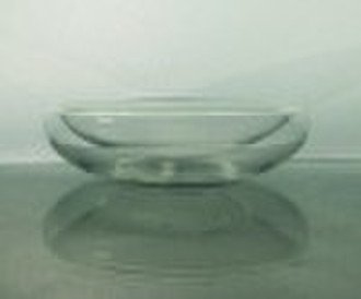 mini double wall glass bowl