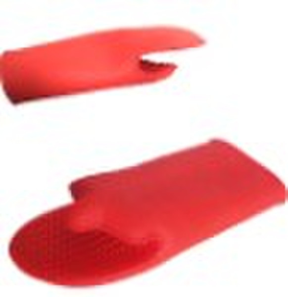 oven use red silicon gloves