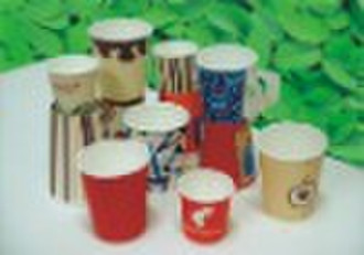 Disposable paper cups