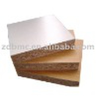 Melamine laminated particleboard