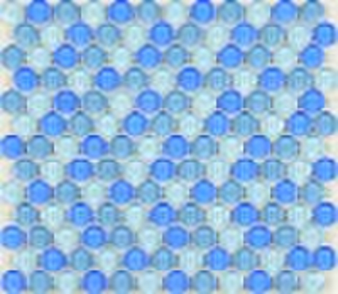 Glass mosaic, crystal round mosaic