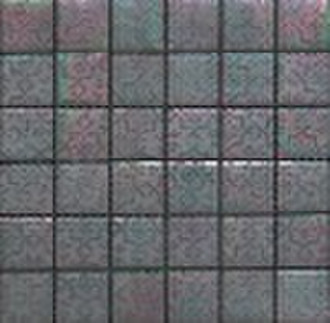 Glass mosaic, Painted matt tiles