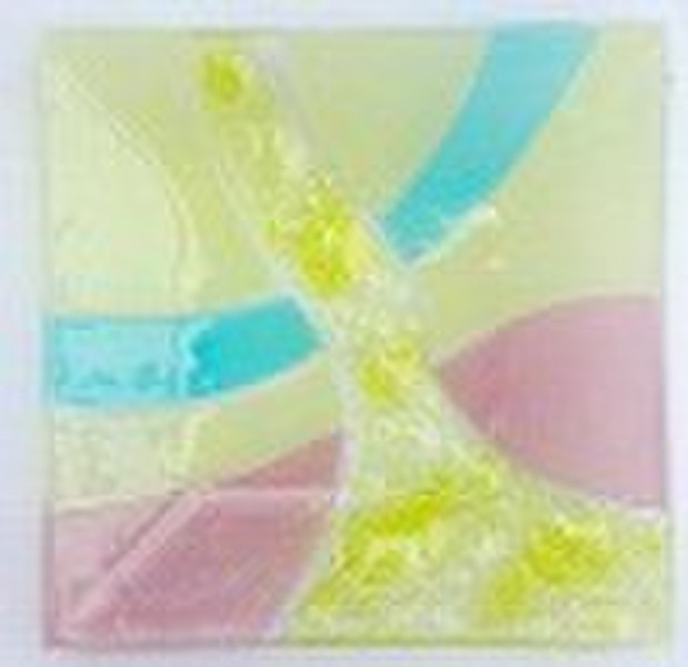 fused glass plate
