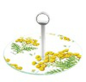 Glass Cake Tier-flower