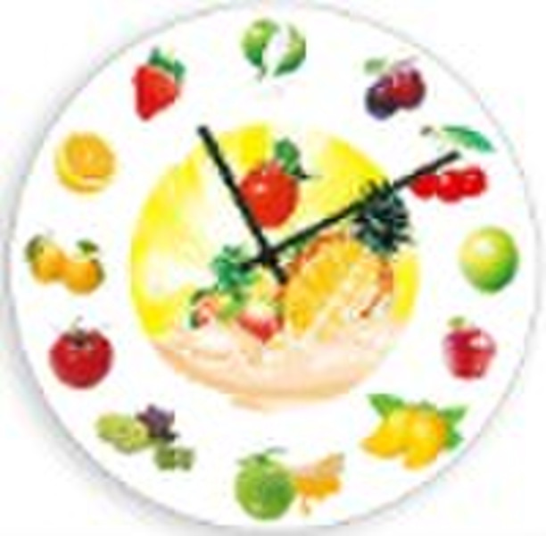 tempered glass  clock