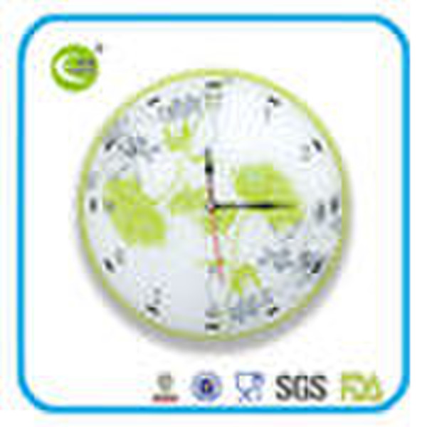 tempered glass  clock-wall clock