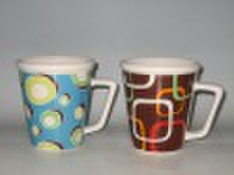 12OZ PROCELAIN MUG WITH DECAL