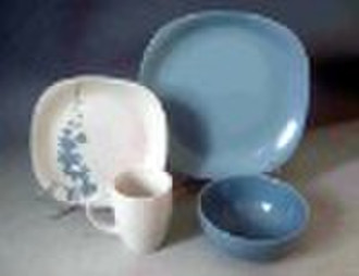 16PCS STONEWARE DINNER SET