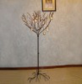 Wedding candle holder  tree in antique brown