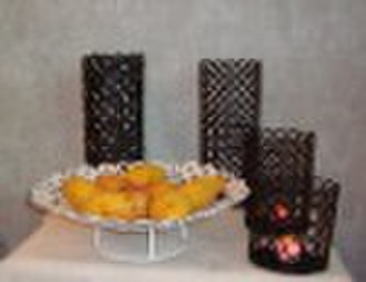 metal candle holder, fruit holder-5/set