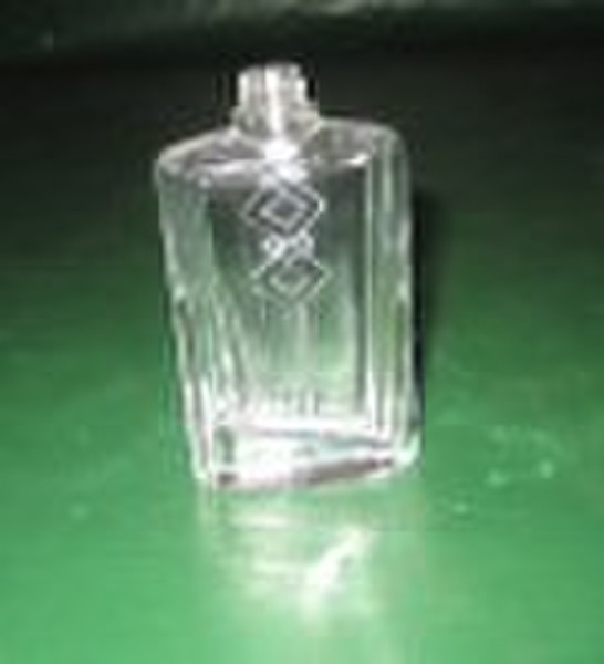 perfume empty glass bottle