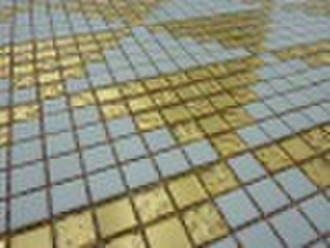 gold mosaic pattern