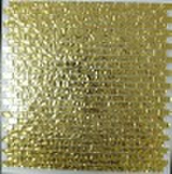 gold mosaic tile