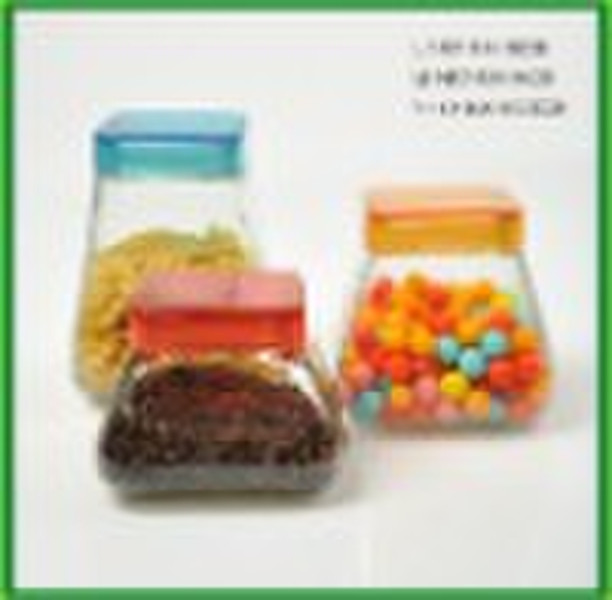 kitchenware storage glass jar