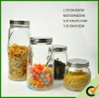 food clear kitchenware glass canister