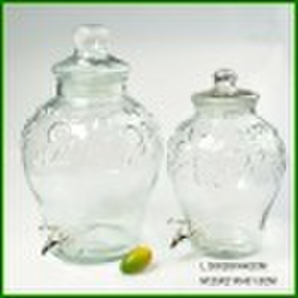 kitchenware storage glass jar