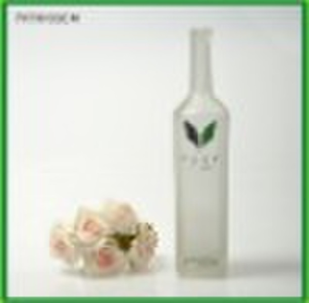 kitchenware decal glass wine bottle