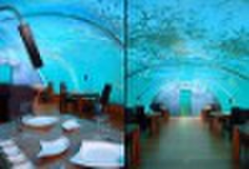 Underwater restaurant/aquarium tunnel