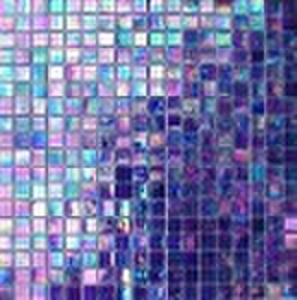 iridescent glass mosaic tile