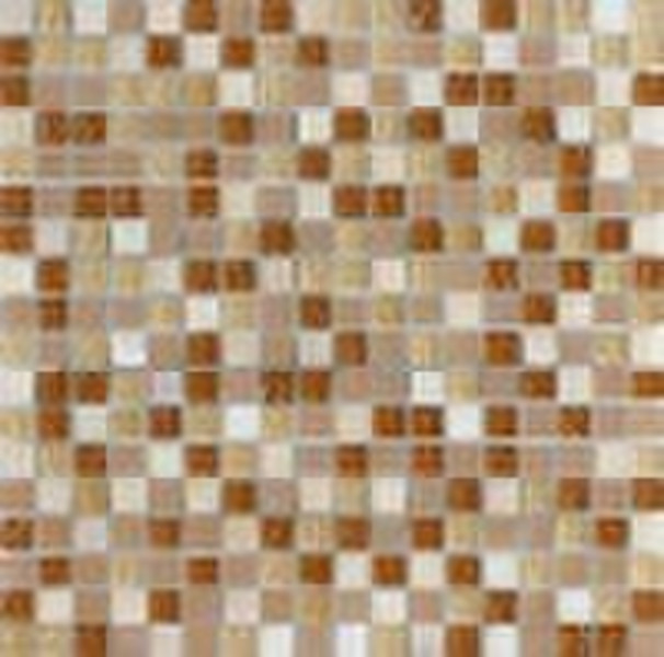 stone mix glass mosaic tile