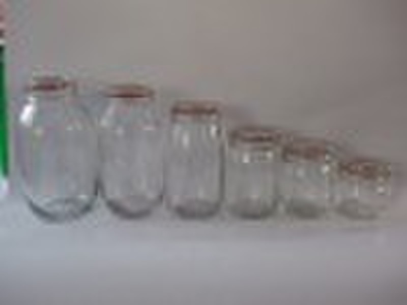 glassware with glass lid