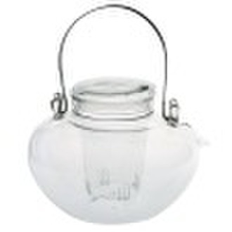 Borosilicate glass teapot