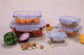 borosilicate glass food canister