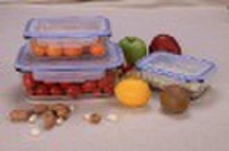 borosilicate glass food canister