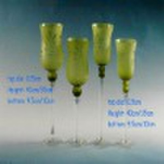 glass candle holder