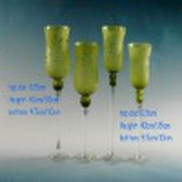 glass candle holder