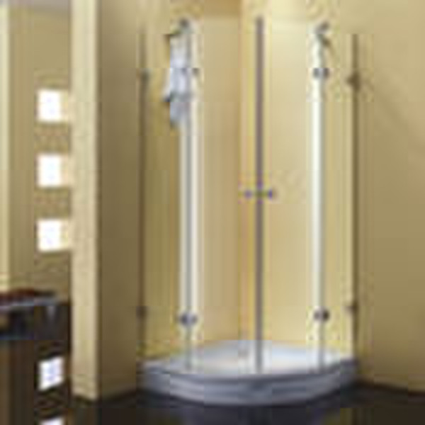 arc framless hinges shower room   TF-409B