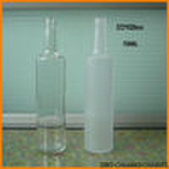 700ml high pure clear glass bottle (C78)