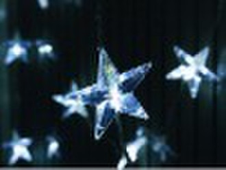 LED light chain with star