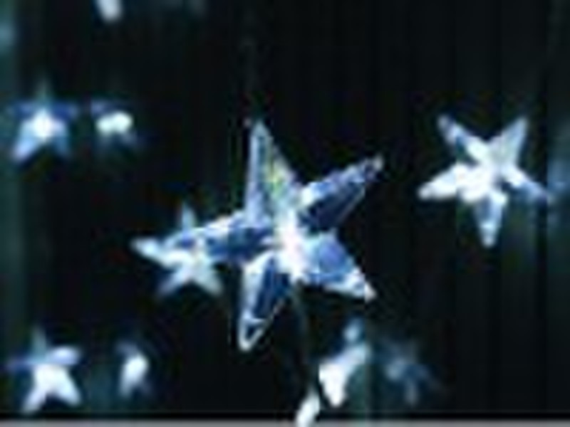 LED light chain with star