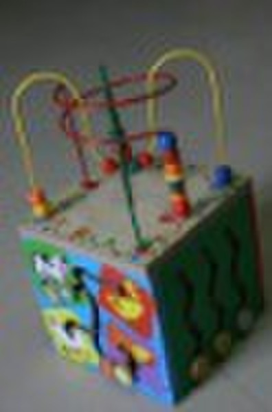 educational wooden bead toy