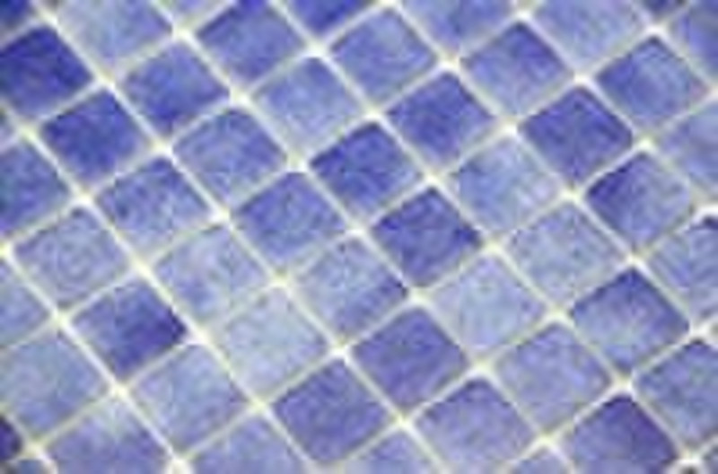 SW17 blue swimming pool mosaic tile with rough sur