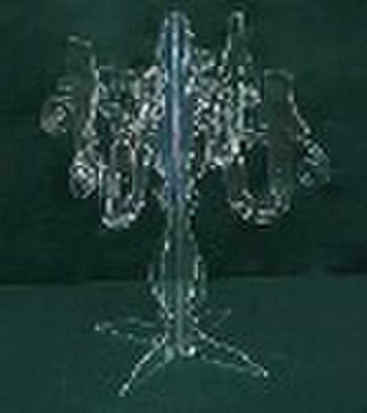 Acrylic candle holder