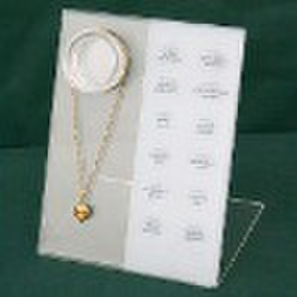 Acrylic jewelry display