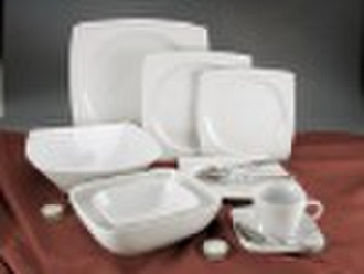 PORCELAIN SQUARE DINNERWARE SET