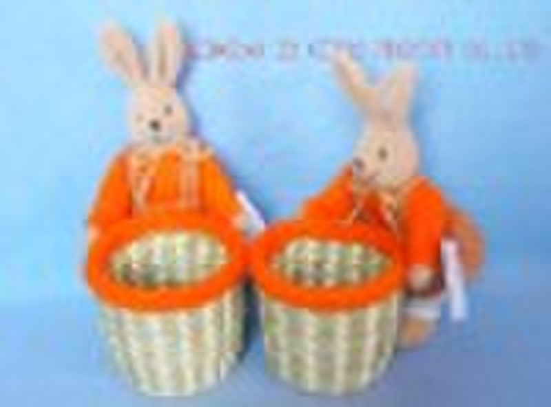 easter rabbit basket
