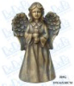 Antique bronze angel