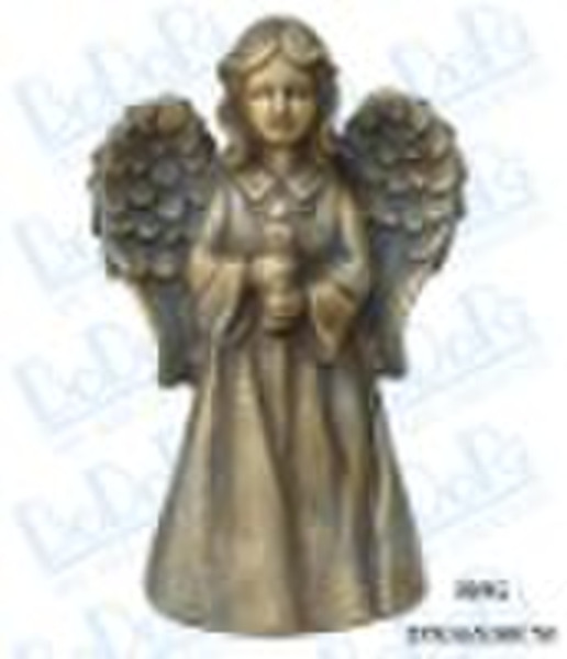 Antique bronze angel