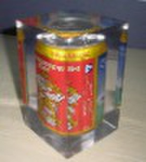 acrylic block with medal inside